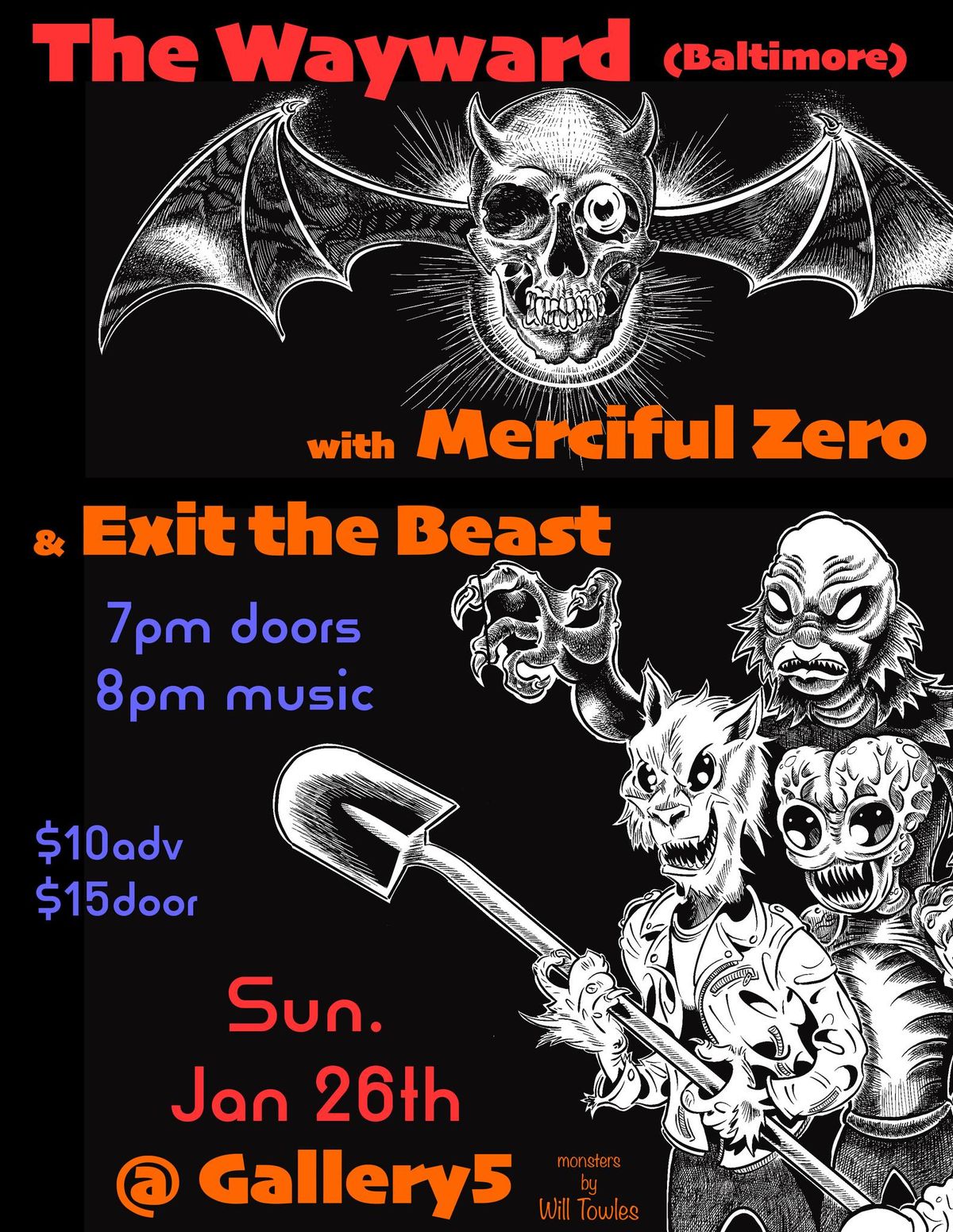 Merciful Zero, The Wayward, Exit the Beast