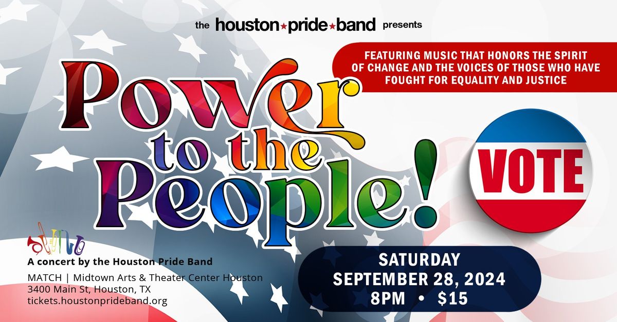 Power to the People - A Houston Pride Band Concert