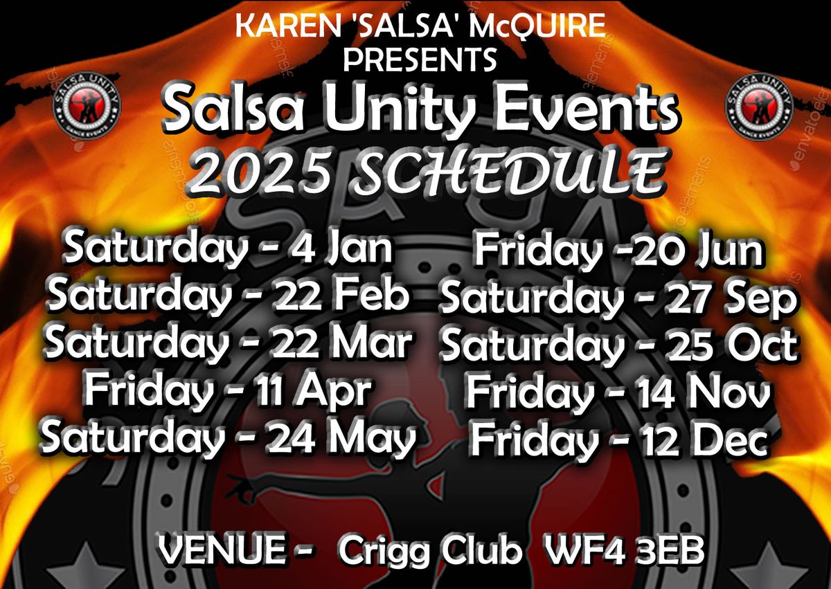 SalsaUnity Salsa Social Party *January* with DJ Rupert Boyle