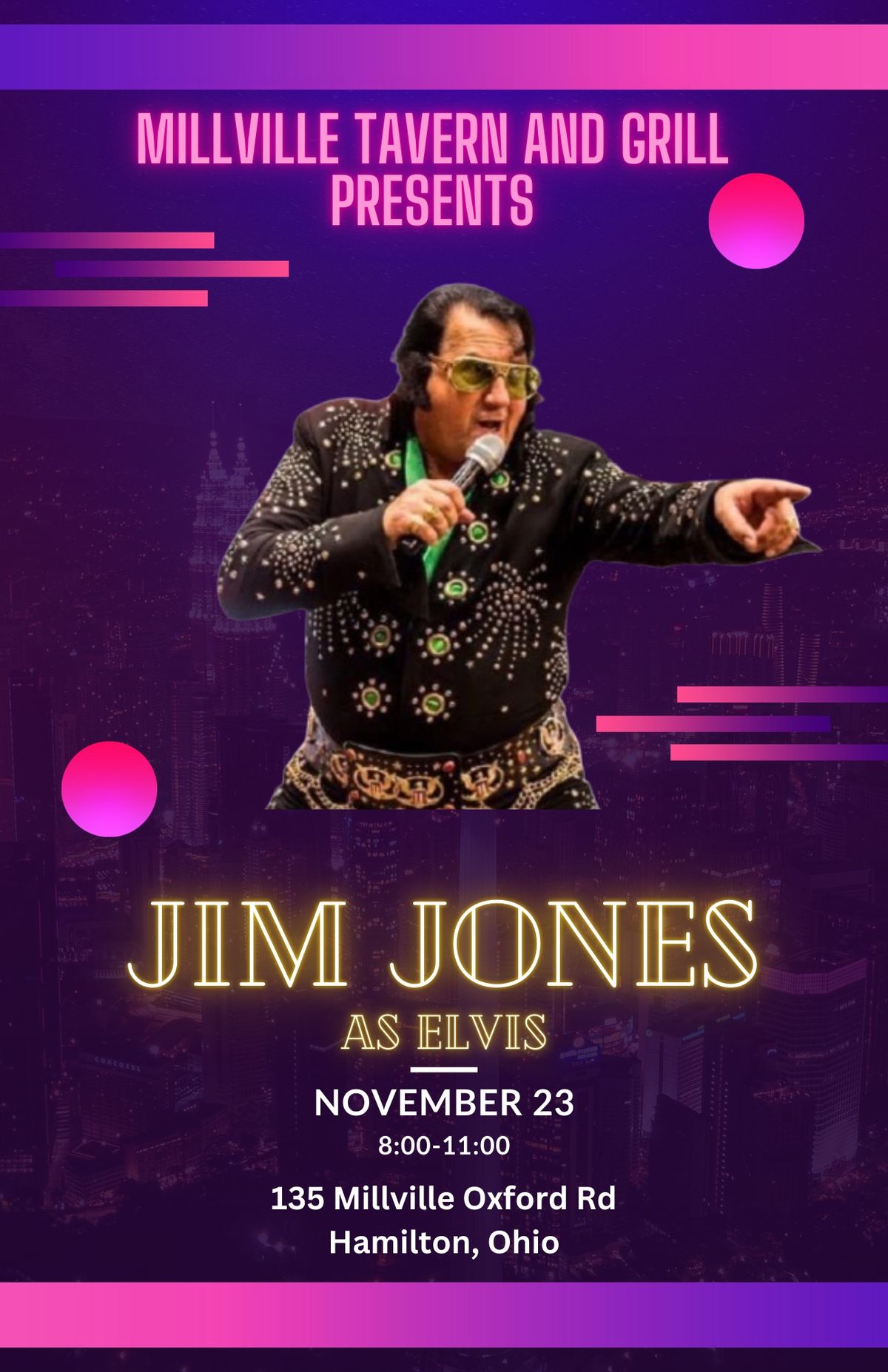 Jim Jones as Elvis