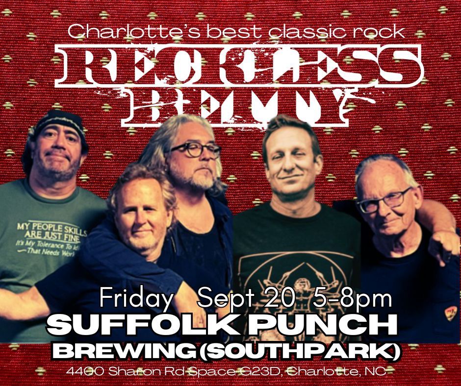 Get RECKLESS with BETTY at Suffolk Punch Southpark on Friday Sept 20