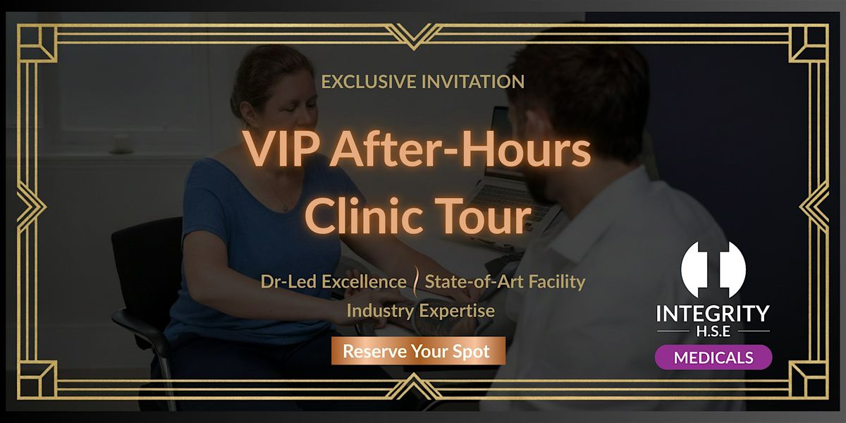 VIP Clinic Experience: Exclusive After-Hours Tour
