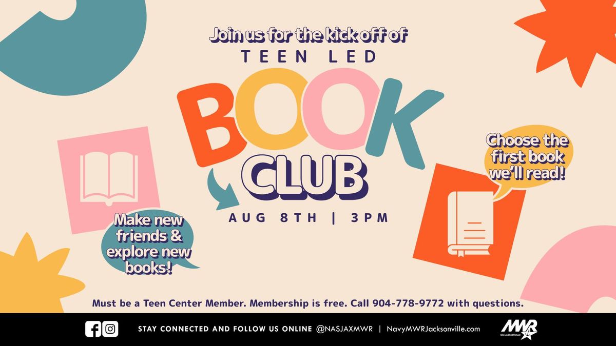 Teen Led Book Club Kick Off