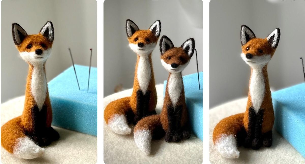 Needle Felted Fox Workshop