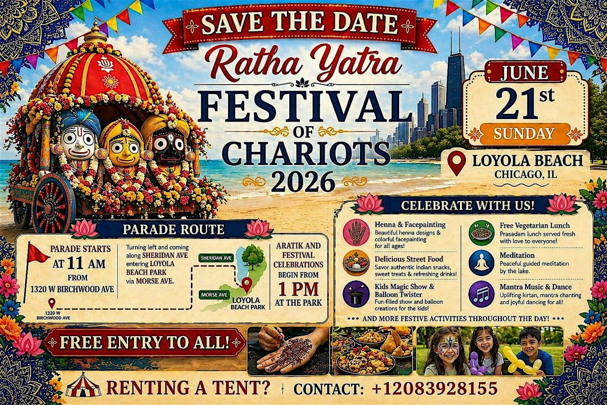 Festival of Chariots - Loyola Beach, Chicago