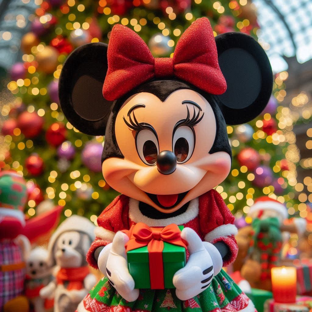 Minnie at The North Pole Express 