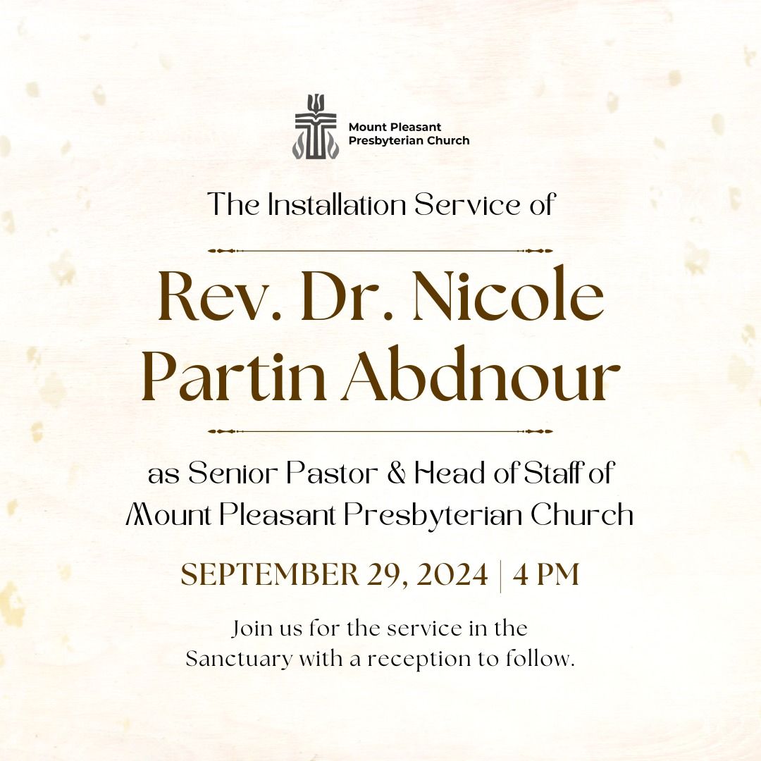 Installation of Rev. Dr. Nicole Partin Abdnour