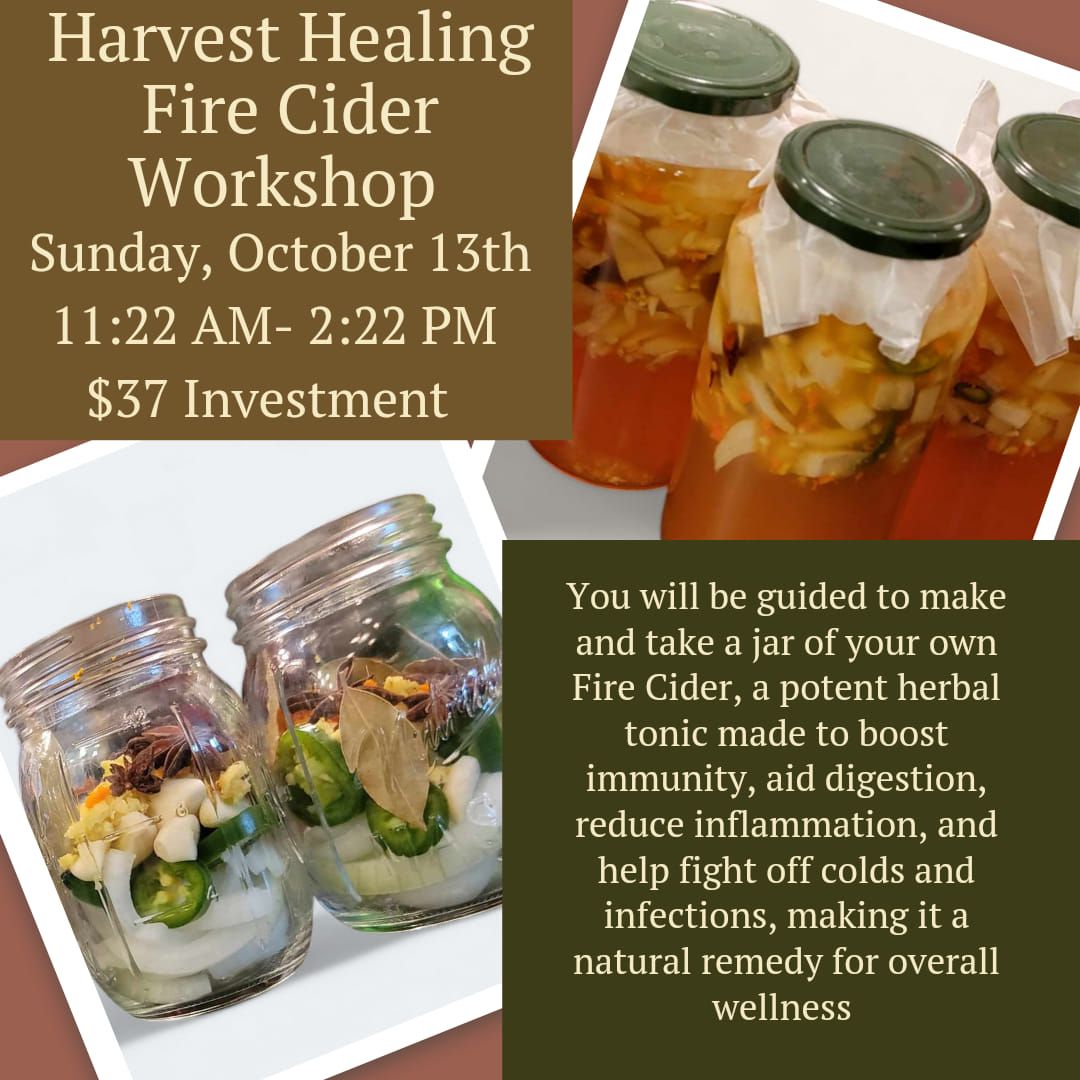 Harvest Healing Fire Cider Workshop