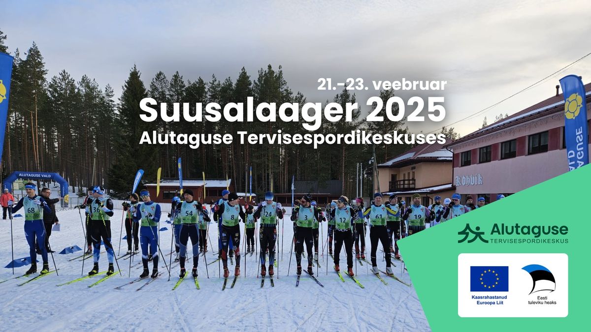 Suusalaager 2025 Alutaguse Tervisespordikeskuses