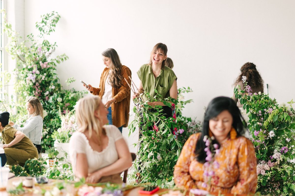 Edmonton Hands-on Workshop: Sustainable Dutch Floral Design Techniques with Anne Van Midden