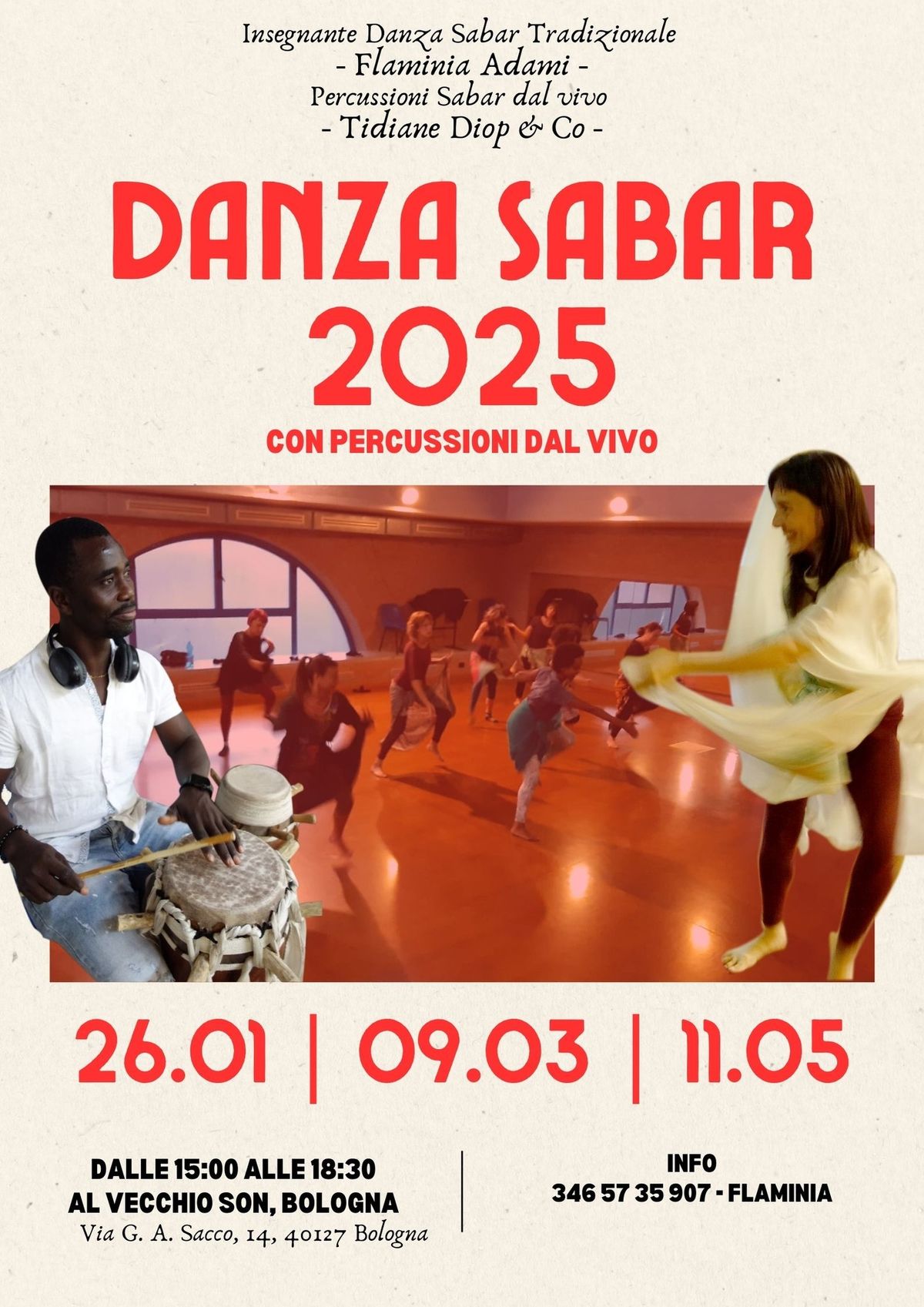 Workshop di danza Sabar 