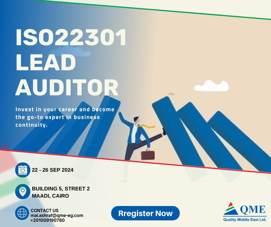 ISO 22301 Lead Auditor Course - 2nd Phase