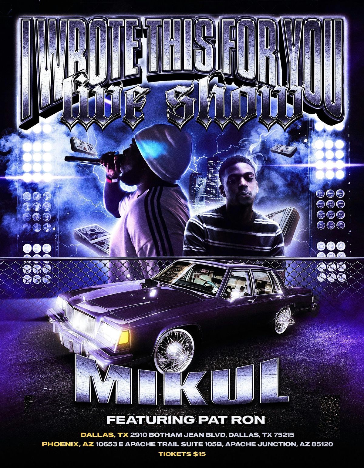Mikul featuring Pat Ron Live In Dallas, TX