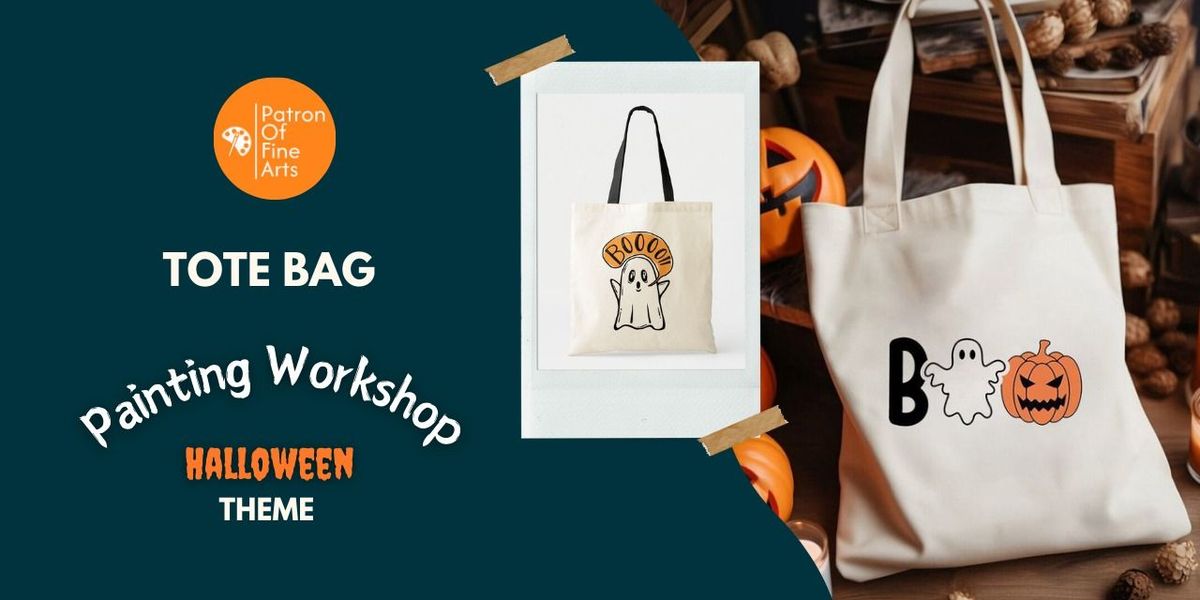 Tote Bag Painting ( Halloween Theme )