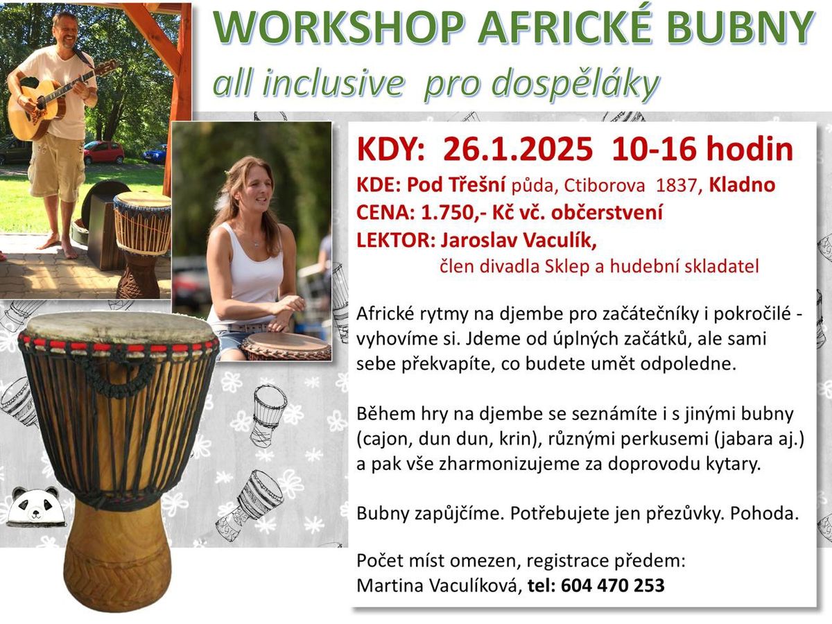 Workshop africk\u00e9 bubny