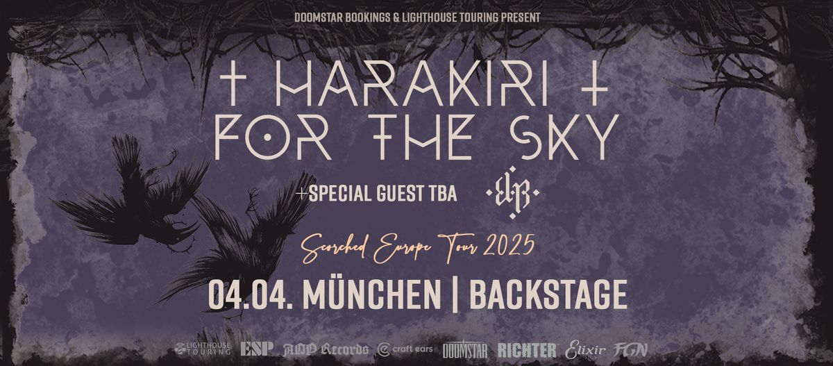 Harakiri for the Sky + Special Guest TBA + E-L-R | Scorched Europe Tour 2025 | M\u00fcnchen