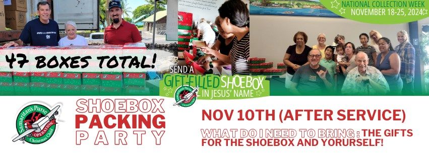 Operation Christmas Child Packing Party