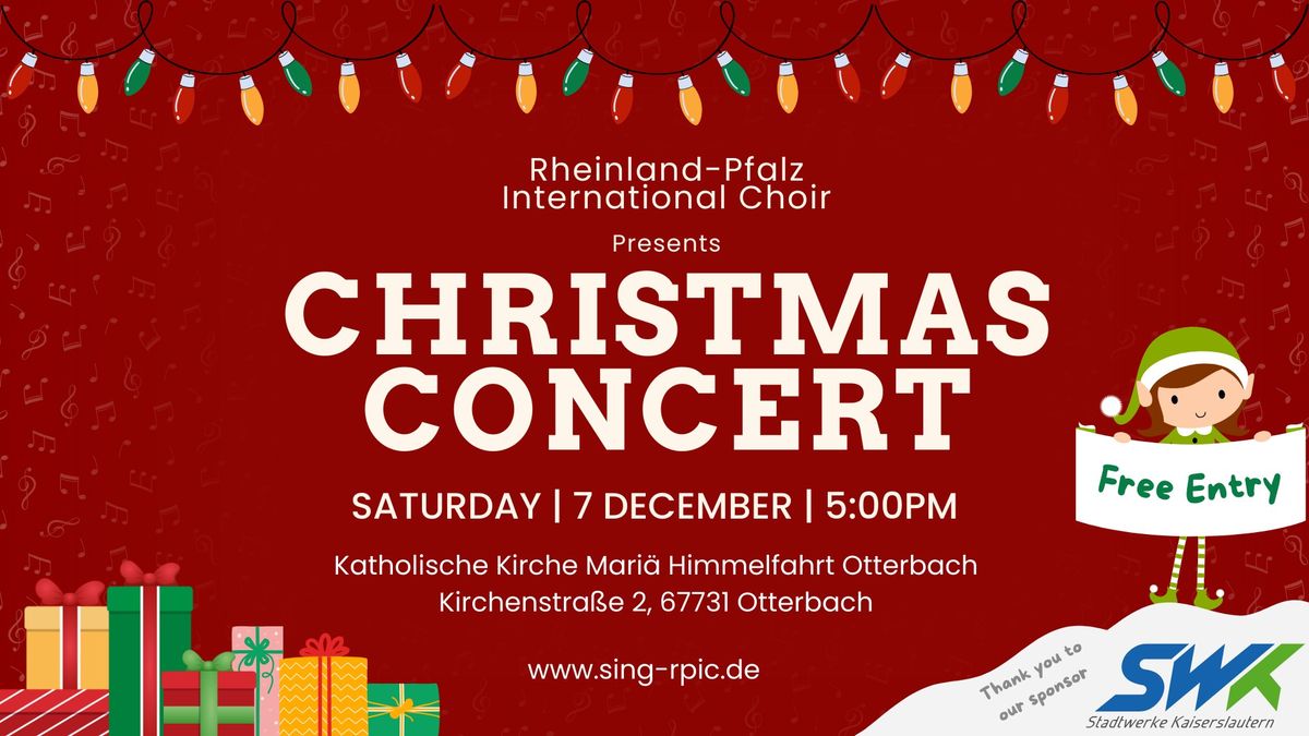 Rheinland-Pfalz International Choir Christmas Concert in Otterbach