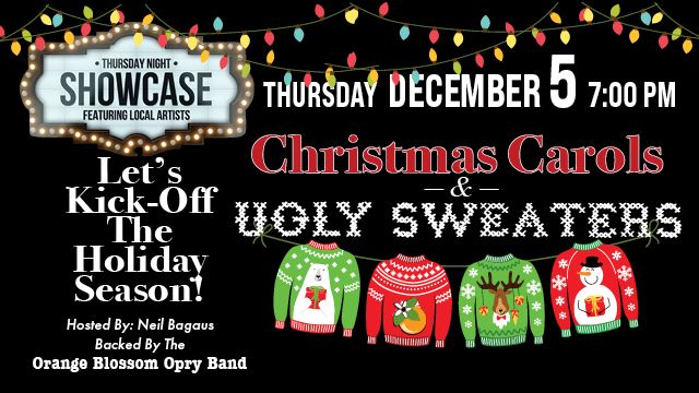 Showcase- "Christmas Carols & Ugly Sweaters" 