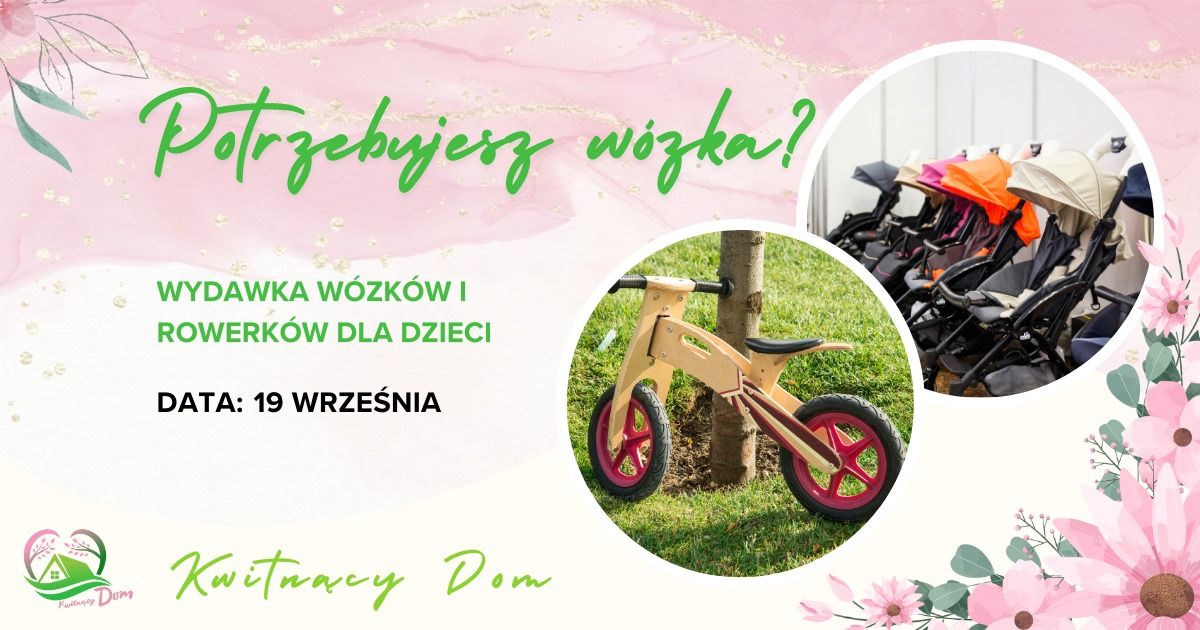 Wydawka w\u00f3zk\u00f3w i rowerk\u00f3w biegowych - szczeg\u00f3\u0142y wkr\u00f3tce