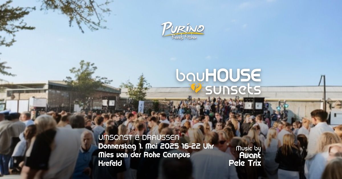 bauHOUSE sunsets - Open Air am 1. Mai