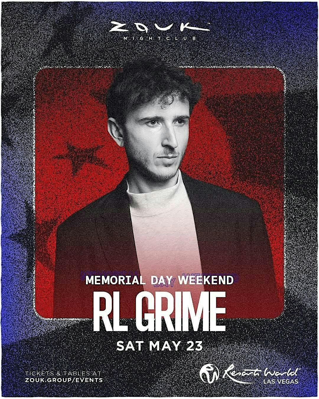 MEMORIAL DAY WEEKEND: RL GRIME  EARLY BIRD ACCESS