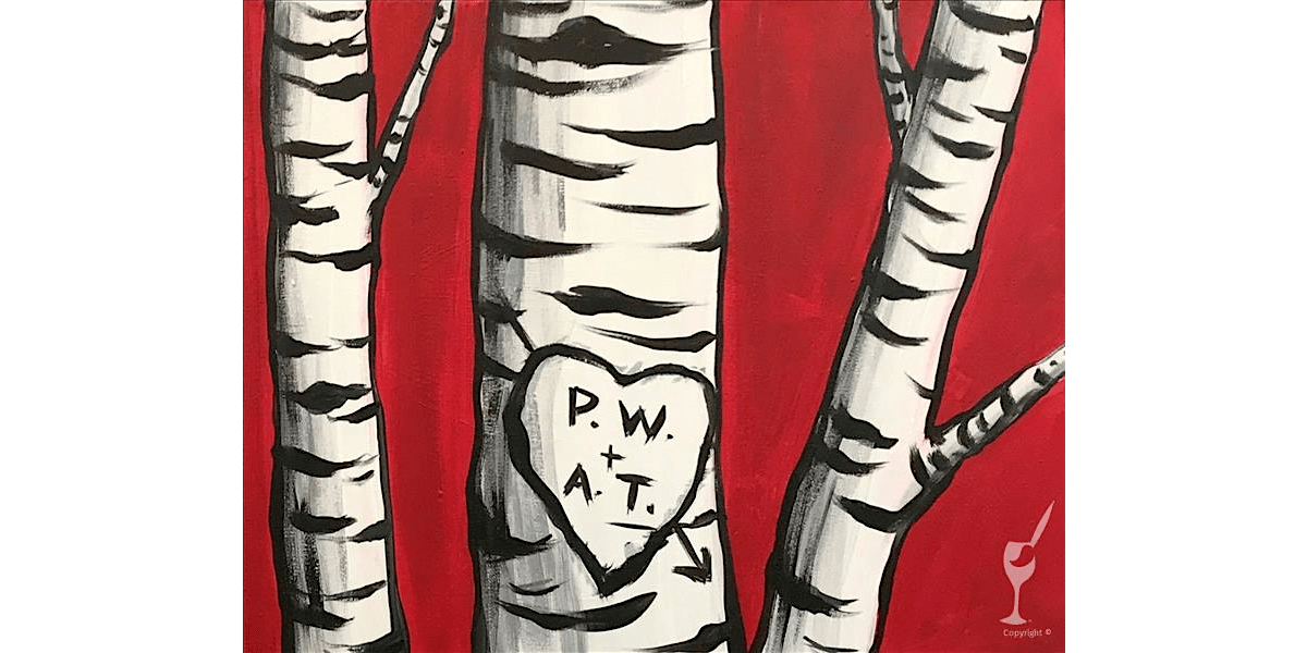 Love Carved in Trees - Paint and Sip in Houston | Classpop!\u2122