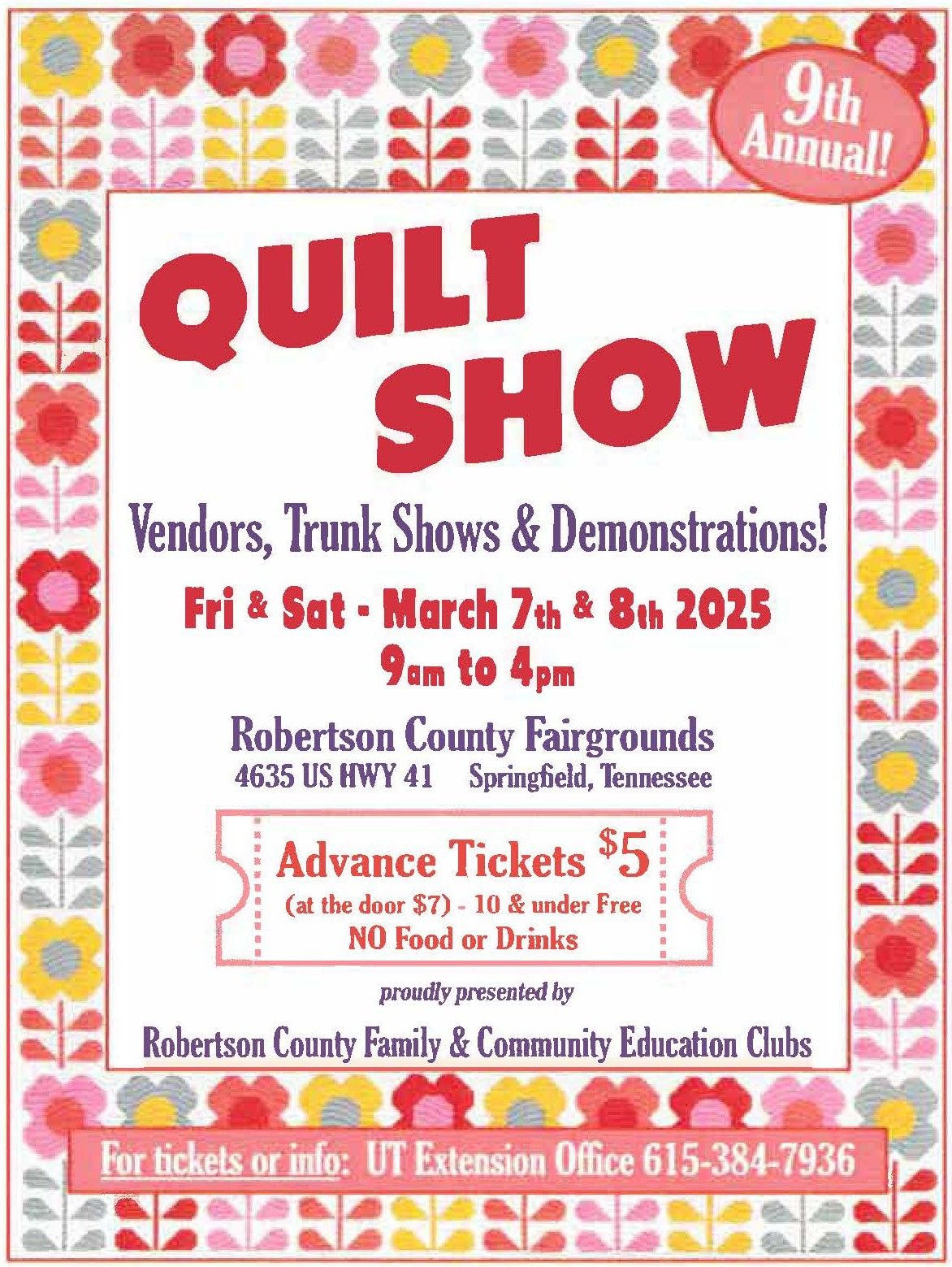 2025 Robertson County FCE Quilt Show