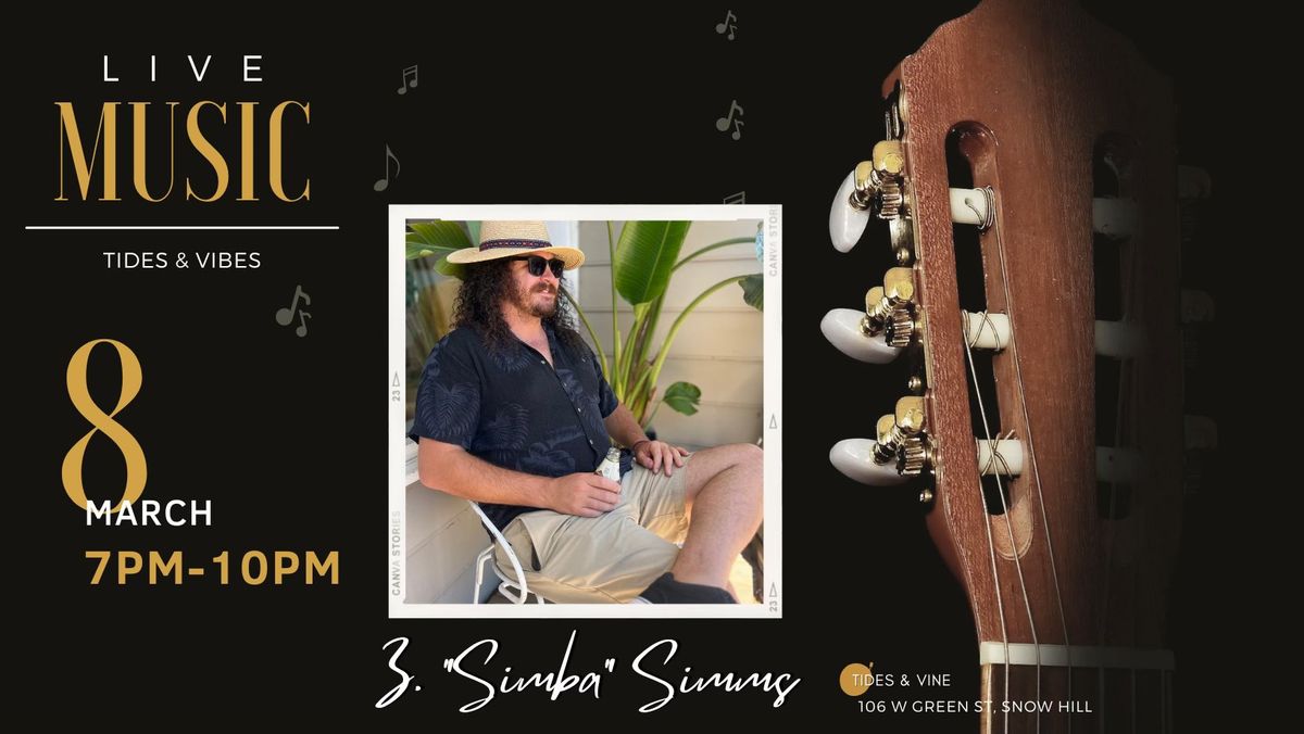 Live Music: Zach "Simba" Simms