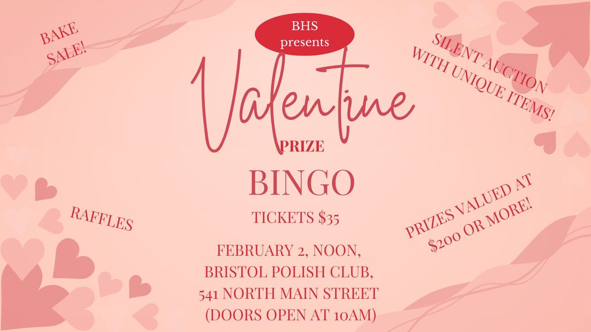 BHS Valentine Bingo