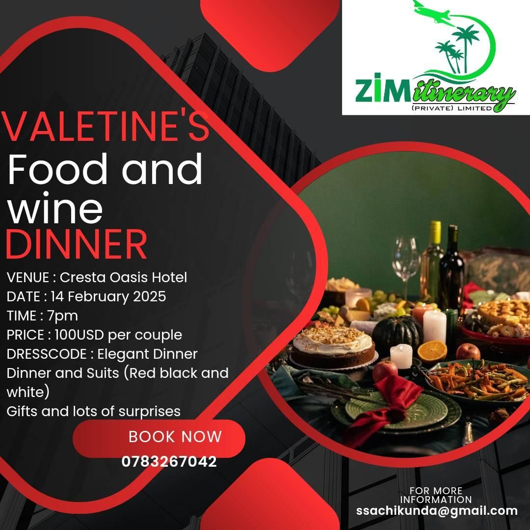 Valentine's Food And Wine Dinner