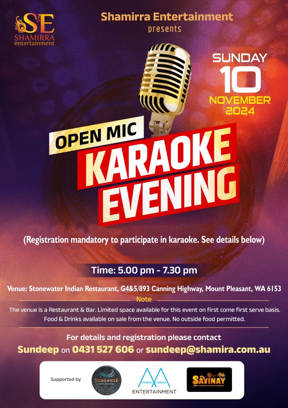 Open Mic Karaoke Evening (Bollywood)