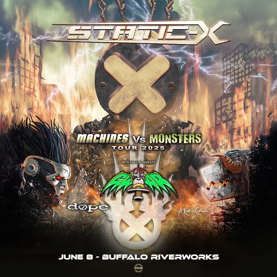 Static-X with Gwar and Dope at Buffalo RiverWorks