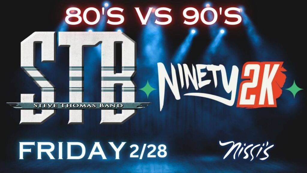 80\u2019s vs 90\u2019s Rock Edition! ft. Steve Thomas Band & Ninety2k