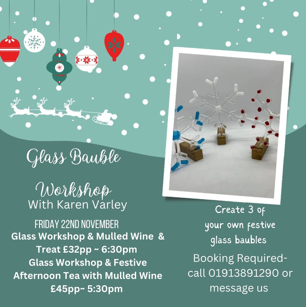 Christmas Glass Decoration Workshop \ud83c\udf84