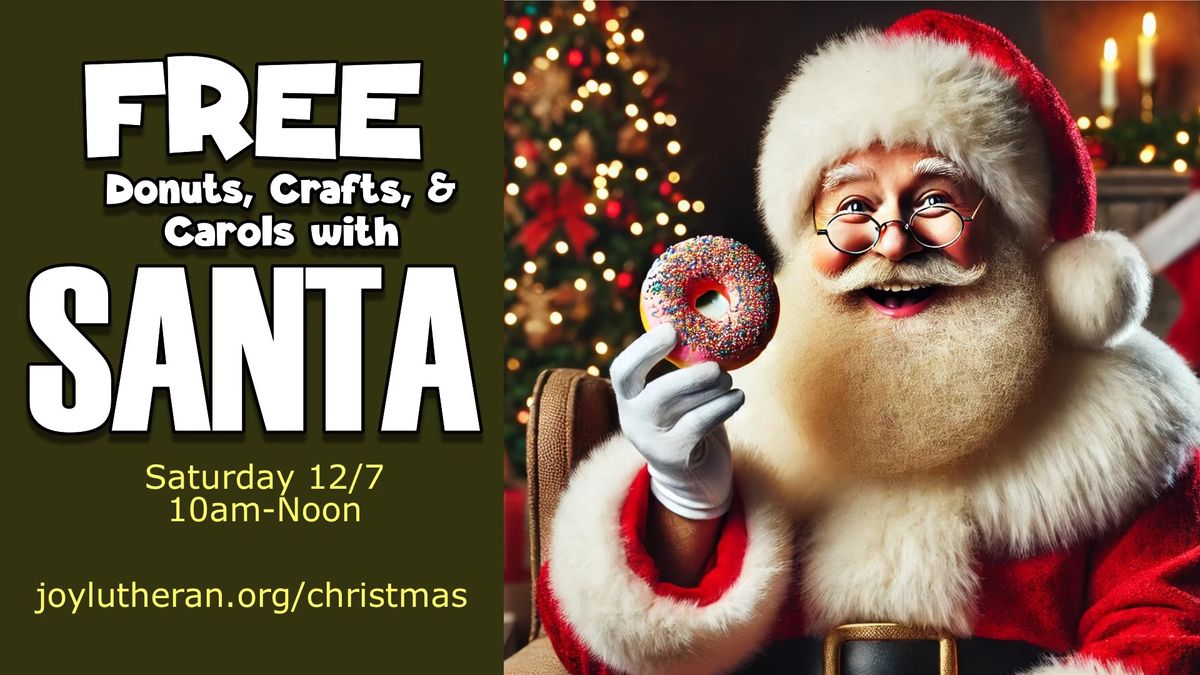 FREE Donuts with Santa