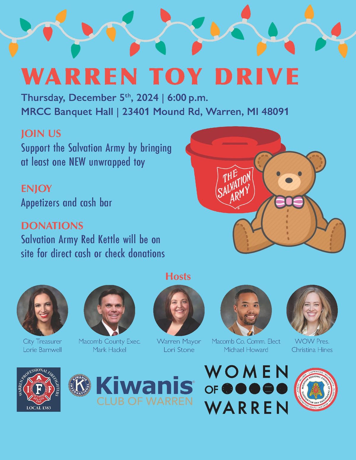 WARREN TOY DRIVE 2024