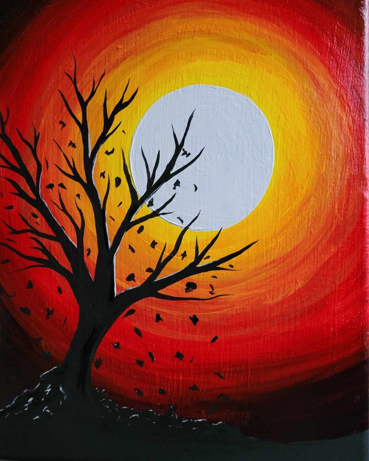 Autumn in the Moonlight Paint Night 