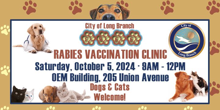 Long Branch Free Rabies Vaccination Clinic