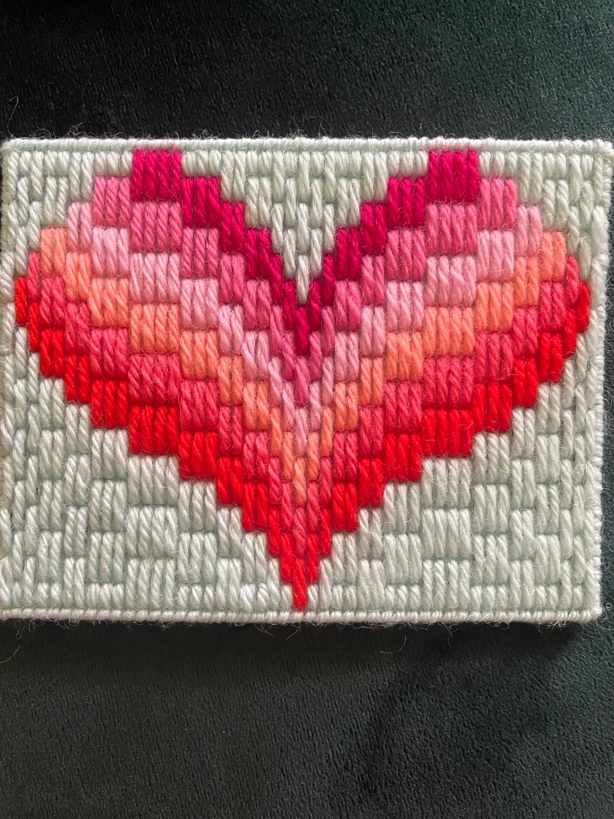 Bargello Hearts with Malia