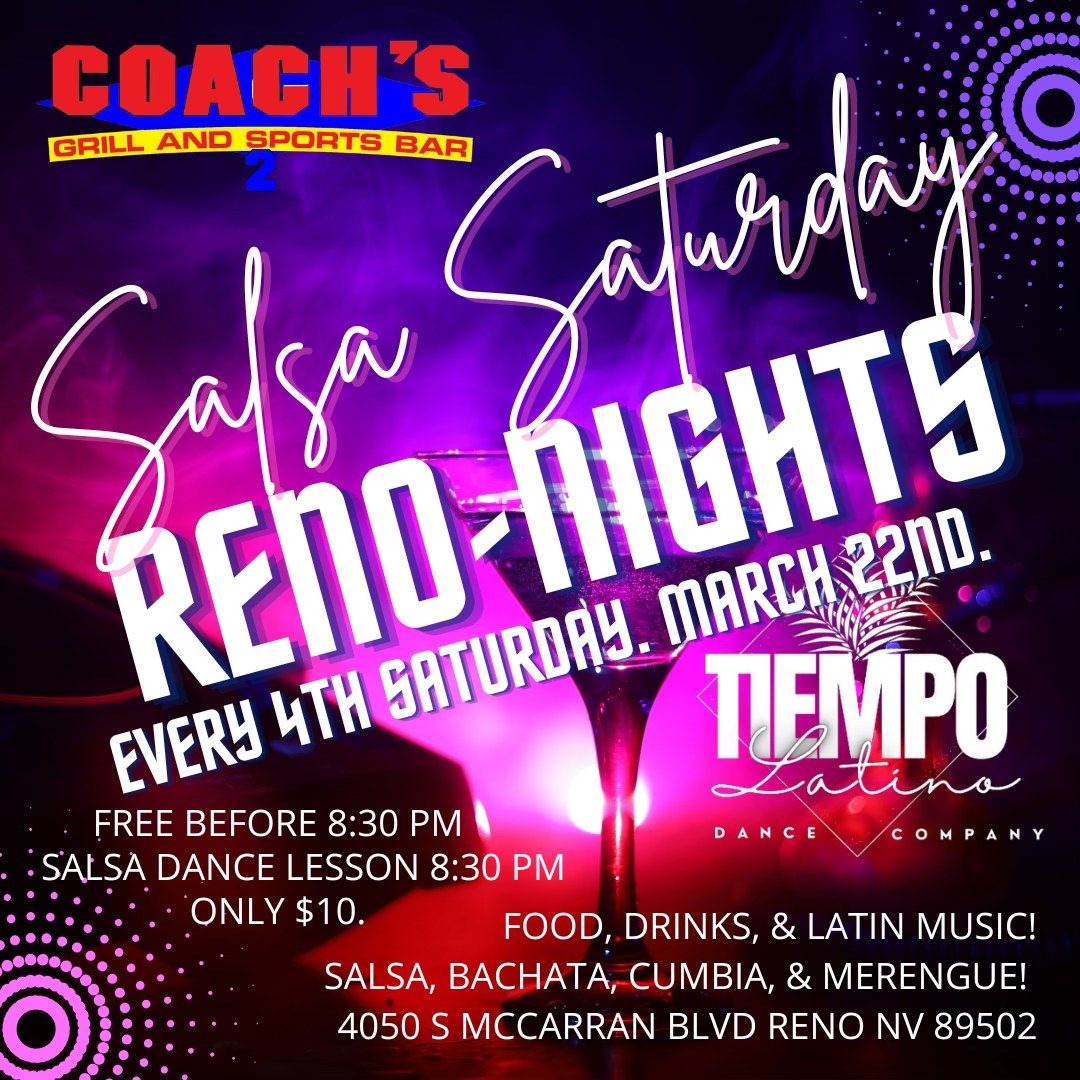 4th Saturday Salsa dancing in Reno!