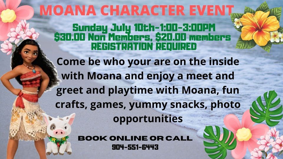 Moana Character Event