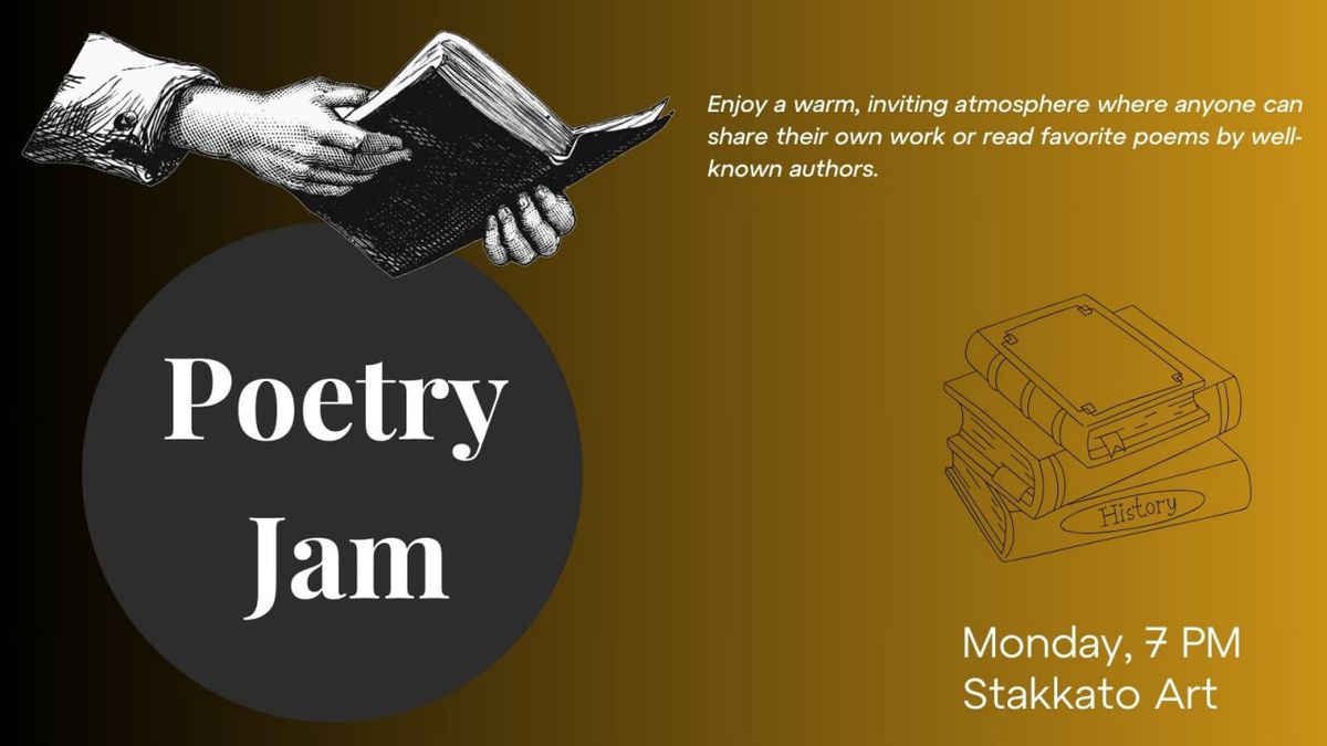 Poetry Jam [EN] | Monday | 7 PM