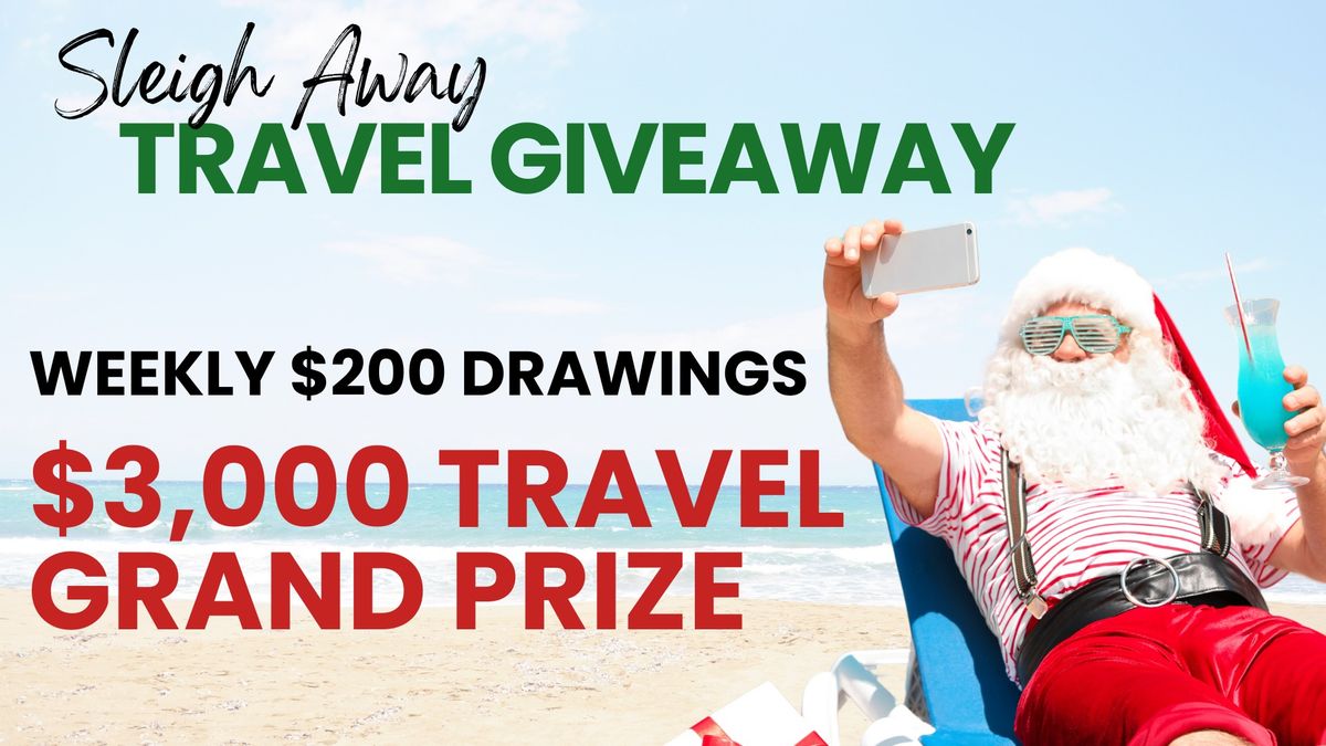 Sleigh Away Travel Giveaway