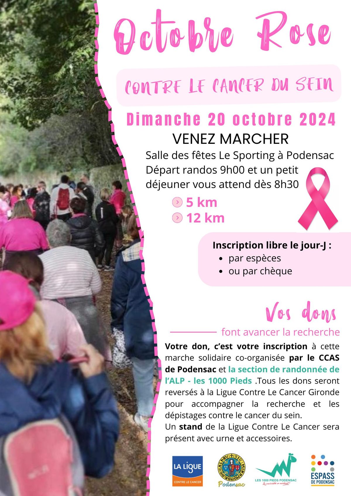 Marche solidaire Octobre rose