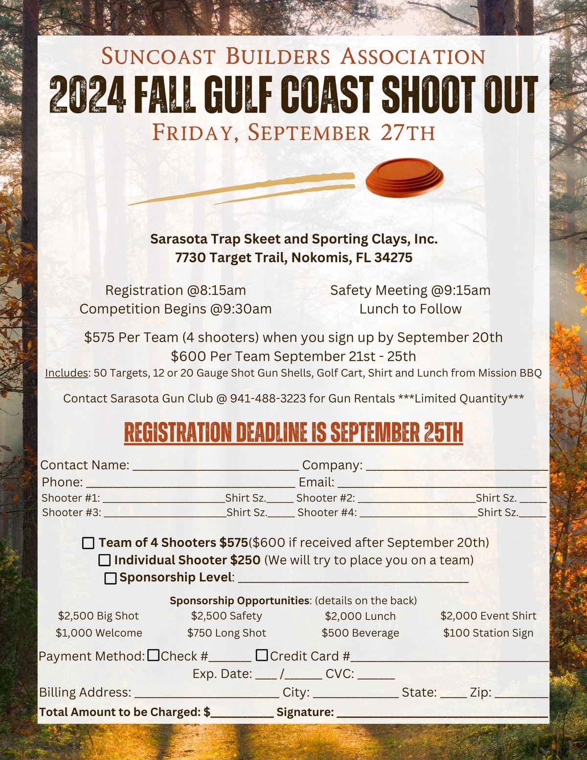 2024 Fall Gulf Coast Shoot Out