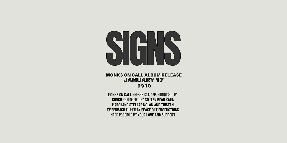 Monks On Call Album Release