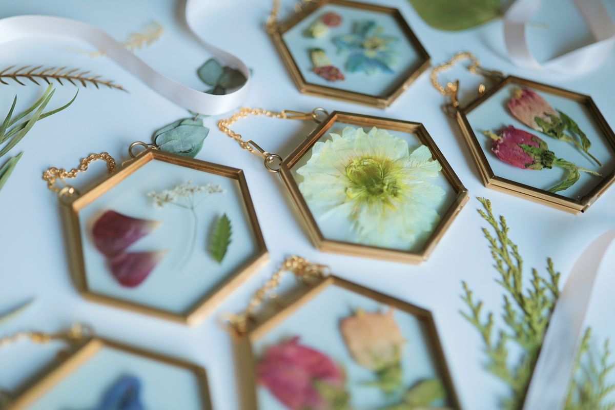 Pressed Flower Ornaments 