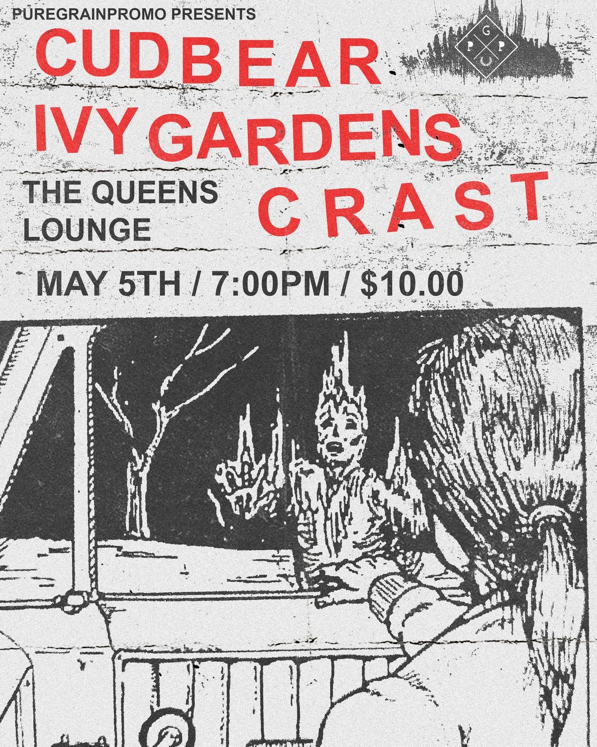 Cudbear with Ivy Gardens & Crast