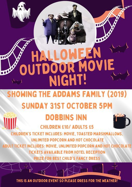 Outdoor Halloween Family Movie Night!